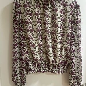 Lost plus wander long sleeve blouse for women